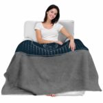 utah state aggies gradient dots navy blanket best selling