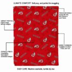 utah utes diehard fans red blanket best selling