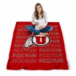 utah utes fan pride red blanket best selling