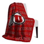 utah utes fan pride red blanket best selling