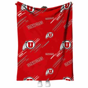 utah utes fan spirit red blanket best selling