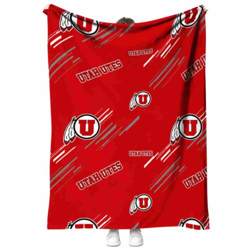 utah utes fan spirit red blanket best selling