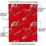 utah utes fan spirit red blanket best selling