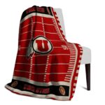 utah utes football field red blanket top rated