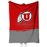utah utes gradient dots red blanket best selling
