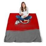 utah utes gradient dots red blanket best selling