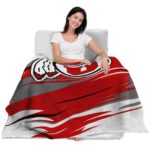 utah utes paint streaks red white blanket best selling