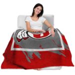 utah utes splatter effect red blanket best selling