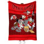 utah utes three musketeers red blanket best selling