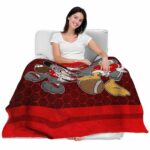 utah utes three musketeers red blanket best selling