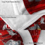 utah utes three musketeers red blanket best selling
