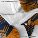 utep miners diagonal stripes blue blanket best selling