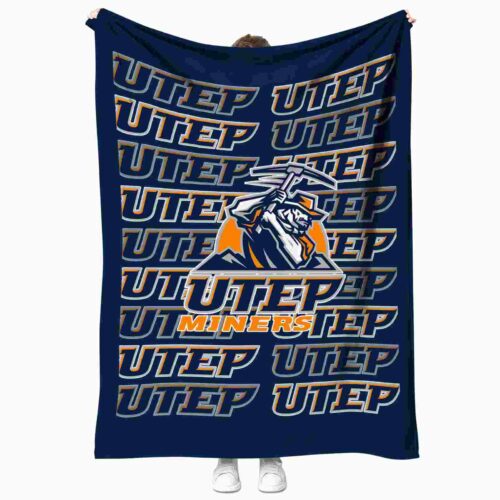 utep miners fan pride blue blanket best selling