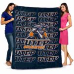 utep miners fan pride blue blanket best selling