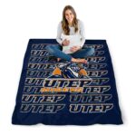 utep miners fan pride blue blanket best selling