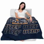 utep miners fan pride blue blanket best selling
