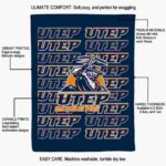 utep miners fan pride blue blanket best selling