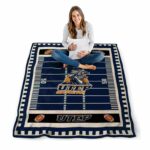 utep miners football field blue blanket best selling