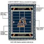 utep miners football field blue blanket best selling