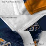 utep miners gradient dots blue blanket premium grade