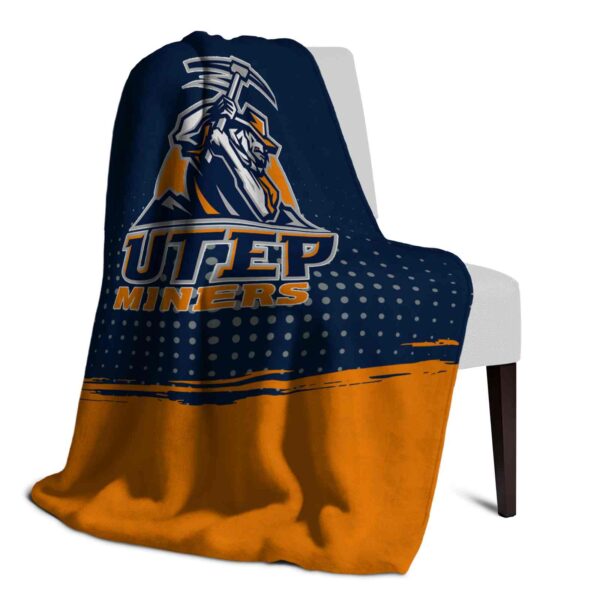utep miners gradient dots blue blanket top rated