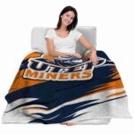 utep miners paint streaks blue white blanket latest model