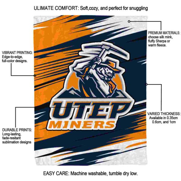 utep miners paint streaks blue white blanket new arrival