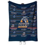 utep miners striped pattern blue blanket best selling