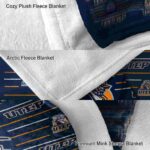 utep miners striped pattern blue blanket best selling