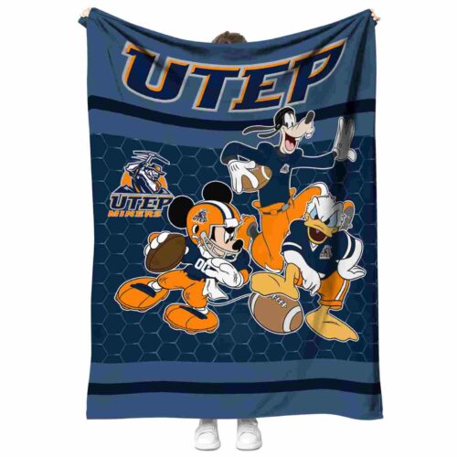 utep miners three musketeers blue blanket best selling