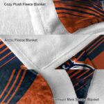 utsa roadrunners diagonal stripes orange blanket best selling