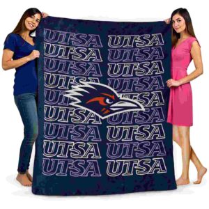 utsa roadrunners fan pride orange blanket fashion forward