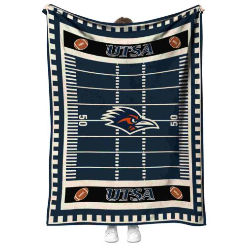 utsa roadrunners football field orange blanket best selling
