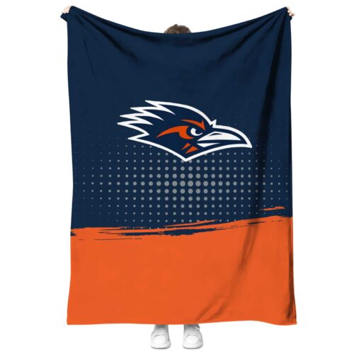 utsa roadrunners gradient dots orange blanket best selling