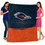 utsa roadrunners gradient dots orange blanket best selling