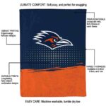 utsa roadrunners gradient dots orange blanket best selling