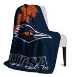 utsa roadrunners grunge texture orange blanket best selling