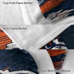 utsa roadrunners paint streaks orange white blanket best selling