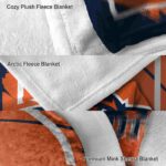 utsa roadrunners splatter effect orange blanket best selling