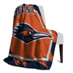 utsa roadrunners splatter effect orange blanket best selling