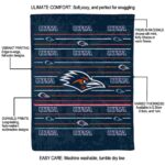 utsa roadrunners striped pattern orange blanket best selling