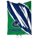 Vancouver Canucks Brushstrokes Blue White Blanket 1 vancouver canucks brushstrokes blue white blanket best selling