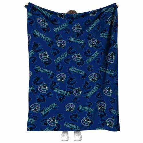 vancouver canucks diehard fans blue blanket best selling