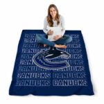 vancouver canucks fan pride blue blanket best selling