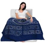 vancouver canucks fan pride blue blanket best selling