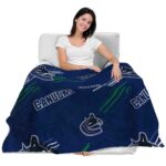 vancouver canucks fan spirit blue blanket best selling