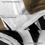 vanderbilt commodores brushstrokes black white blanket best selling