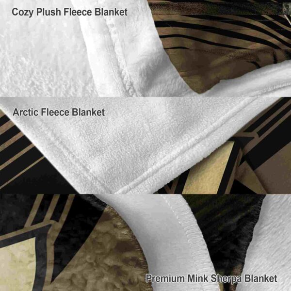 vanderbilt commodores diagonal stripes black blanket premium grade