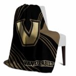 vanderbilt commodores diagonal stripes black blanket top rated