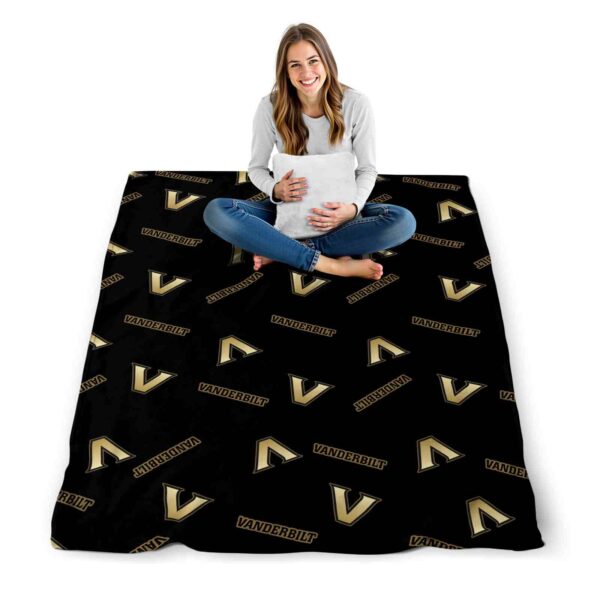 vanderbilt commodores diehard fans black blanket high quality